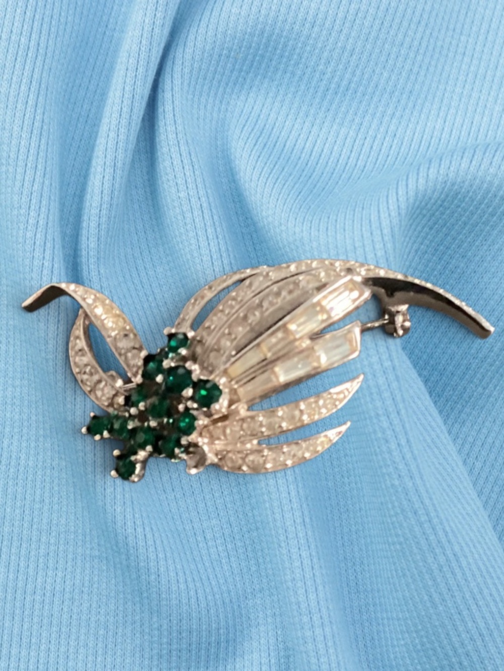 Vintage Crystal Brooch